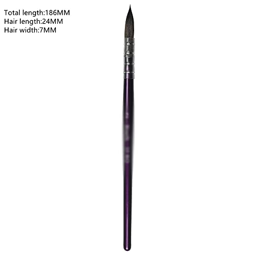 UOHLCX HBJWOV Hair Wood Handle Watercolor Art Supplies for Artists' Painting Brushes