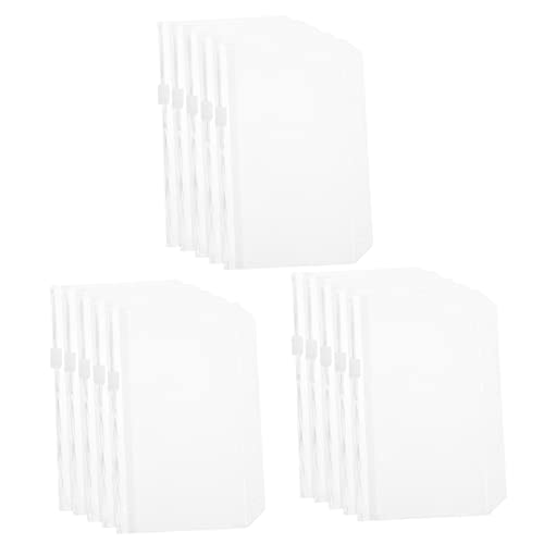 Document Folder, File Bags,Paper Files Bag,Operitacx 5pcs Folder Storage Bag Binder PVC Pocket Notebook Binder File Budget Book Zip Binder Budget Envelopes Binder Pouch Folders Document Filing Bags