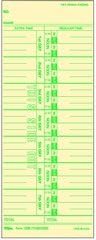 TOPS 1256 Time Card44; Weekly44; Manila44; 10-80029244; Green Ink Front44; 500 CD per BX