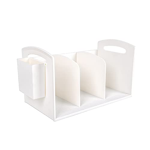 CAMBOS Bookshelf bookshelf Desktop Book Storagerack Book Stand Bookshelf File Rack With Pen Holder Office Desk Storage And Sorting Rack Data Box bookcase, 1