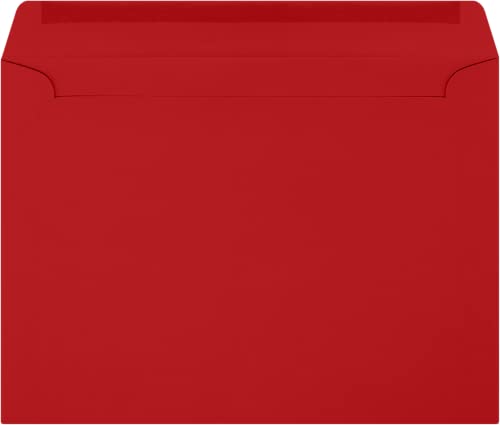 LUXPaper 9 x 12 Booklet Envelopes | Ruby Red | 80lb. Text | 500 Qty