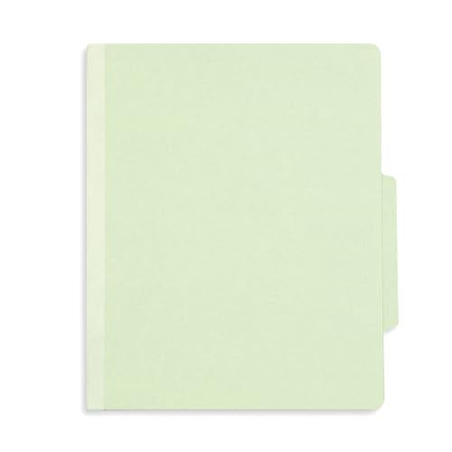 Blue Summit Supplies 10 Classification Folders, 3 Divider, Gray Green