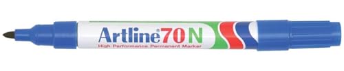 Artline 70 1.5mm Bullet Tip Permanent Marker - Blue [Pack of 12]