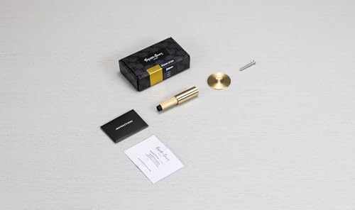 Buster and Punch Door Stops, Wall Mount, Floor Mount, Freestanding, Cross Knurl, Linear, Knurl, Multiple Colors, Black, Brass, Steel, Smoked Bronze