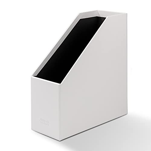 Rössler S.O.H.O. Magazine File Special Edition White for A4 with Handle and Index Holder