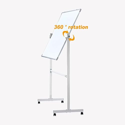 uhyOHF Movable Whiteboard Stand,Rolling Dry Erase Board Easel with Wheels,for Office,Classroom(