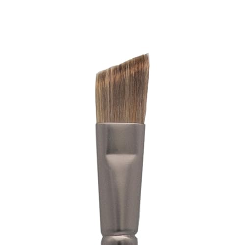 Princeton Pro Series 6000 Synthetic Brush - Angle Bright, Long Handle, Size 8
