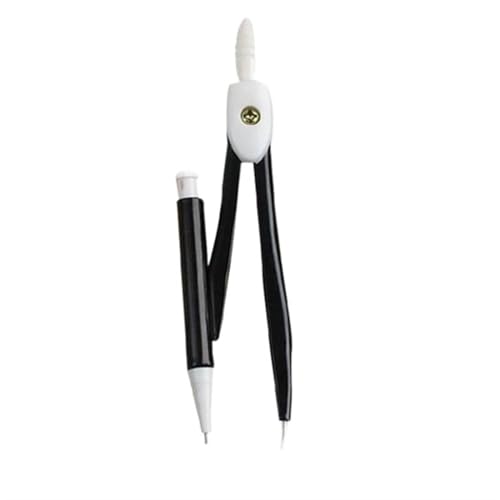 MENGKK Drafting Compasses Drawing Compass for School Geometry Learning with Retractable Mechanical Pencil