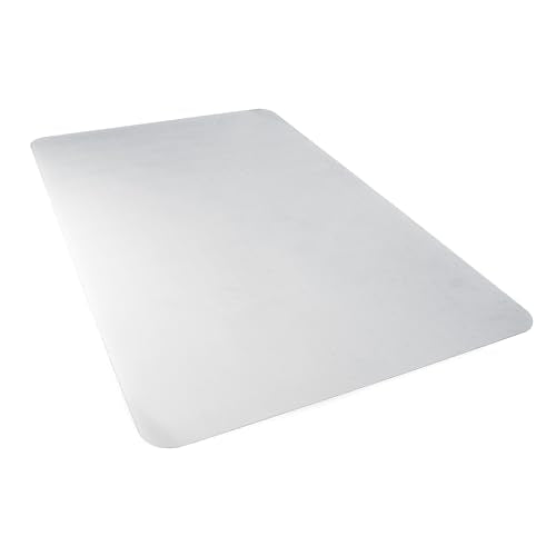 Floortex Ecotex BioPlus Carpet Chair Mat, 46" x 60", Clear Bio Based Polycarbonate (NRCMFLBG0004)