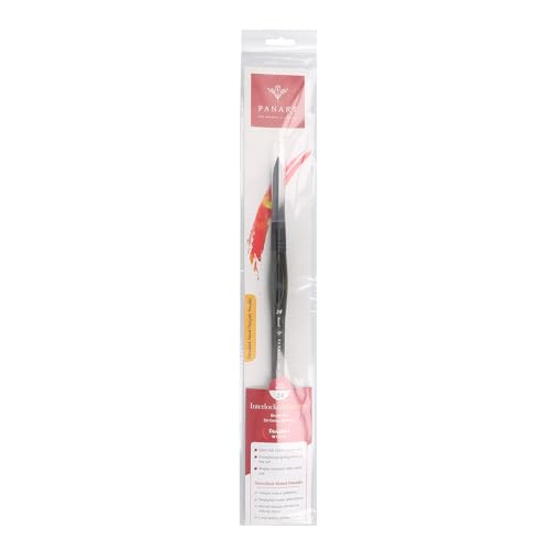 Pan Art Synthetic Round Brush No.24 for Oil Painting Artist Tool (1 Piece)