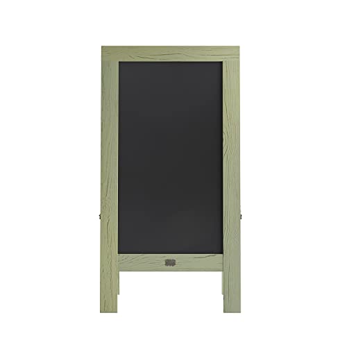 Flash Furniture Magnetic Wall Mount Chalkboard, 40" x 20", Green