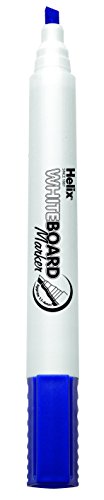 Helix Whiteboard Dry Wipe Marker Pens Chisel Tip x8 (Assorted)