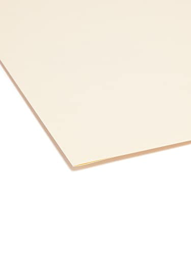 Smead File Folder, Reinforced 1/3-Cut Tab, Center Position, Letter Size, Manila, 100 per Box (10336)
