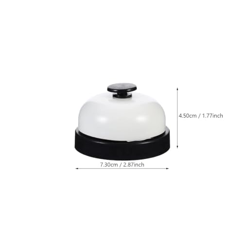 6PCS Front Desk Bell Black Call for Hotels, Hospitals