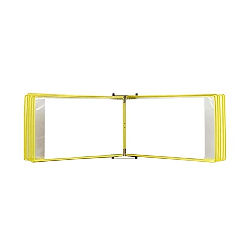 KGDJBGSE Wall Mounted File Holder Hanging Organizer A4 Display Folder 20 Pockets 8.26x11.69 Inch(Unique Colour)