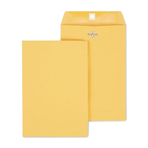 Staples 11.5x14.5 Kraft Clasp Catalog Envelopes, Brown, 100/Box