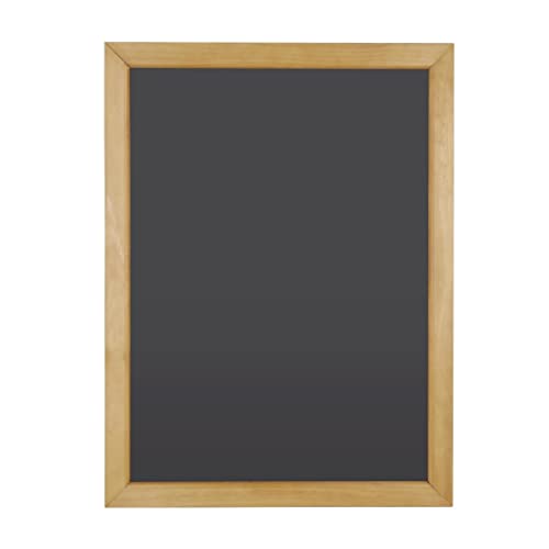 Olympia Wall Mounted Melamine Chalkboard with Pine Frame, 600x800mm