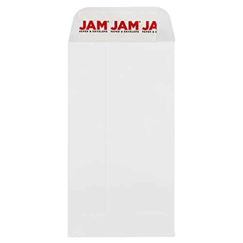 JAM PAPER #5 Coin Business Envelopes with Peel and Seal Closure - 2 7/8 x 5 1/4 - White - Bulk 250/Box