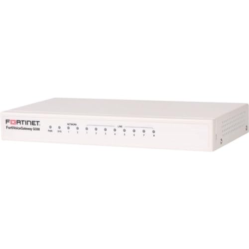 FORTINET FortiVoice Gateway GO08 Hardware Plus 1 Year 24x7 FortiCare