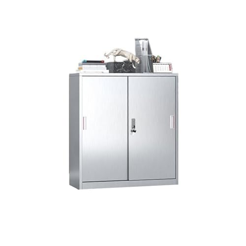 Filing Cabinet Large Capacity Storage Cabinet Office File Data Storage with Lock 304 Stainless Steel File Cabinet Drawer Cabinet
