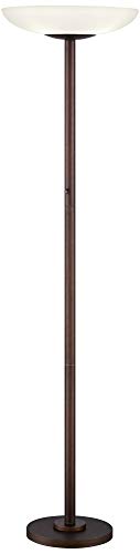 Meridian Light Blaster 72" Tall Bronze 4-Light Torchiere Floor Lamp