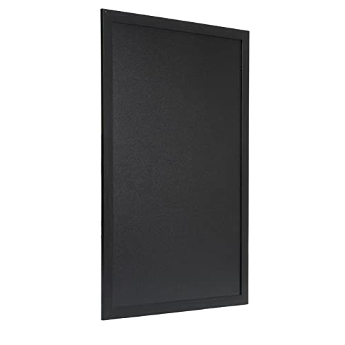 Securit WBW-BL-40-60 Wall Chalkboard Woody [Black Frame] 40-60 23.6 x 15.7 x 0.4 inches (60 x 40 x 1 cm)