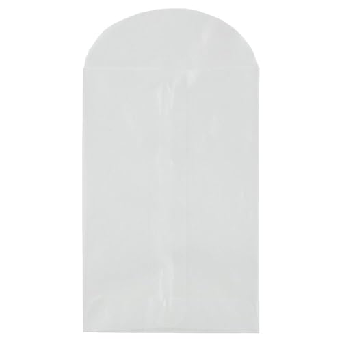 LUXPaper Open End Envelopes | 3" x 4 1/2" | Glassine | 30lb. Text | 100 Qty