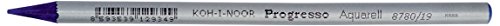 KOH-I-NOOR 8780 Woodless Aquarell Coloured Pencil - Sapphire Blue (Box of 12)