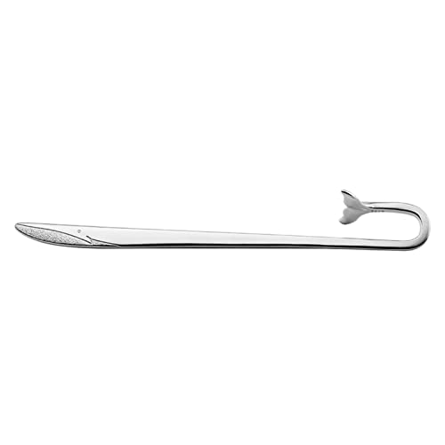 Bookmarks Sterling Silver Whale Tail Bookmark Literary Gifts for Friends Birthday Gifts Bookmarks for Teachers Students Book Lovers Page Book Accessories