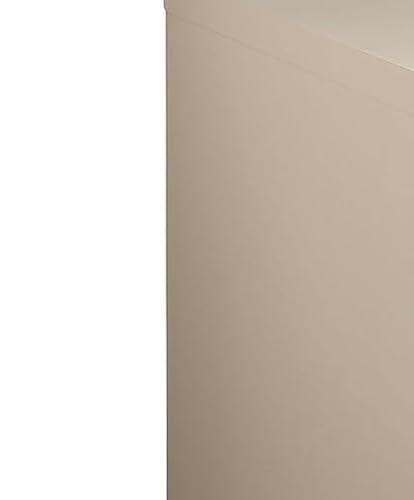 Staples Mobile Pedestal File Cabinet with Wheels, 3-Drawer, Putty