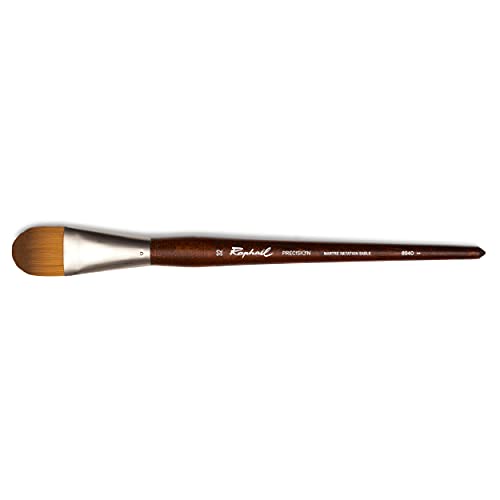 Raphael Precision Long Handle Brush, Filbert, 32