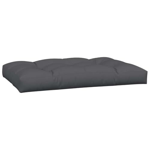 mtlskopl 5-Piece Pallet Cushion Set for Outdoor Furniture, 100% Polyester Large Anthracite Seat and Back Cushions for Garden Patio Sofa and Indoor Living Room, 31.5 x 47.2 Inches