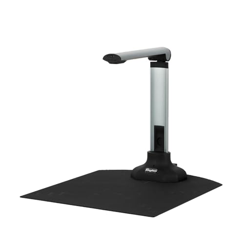 Scanner T1280 Soft Base Book Document Camera 12 Mega-Pixel HD Size A4 English Software for Office/School/Bank/Hospital