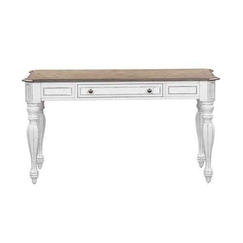 Liberty Furniture Industries Magnolia Manor Lift Top Writing Desk, W56 x D28 x H30, White