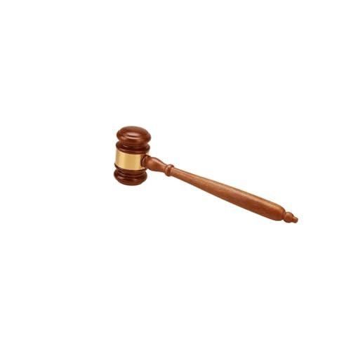Wooden Judge Gavel Auction Hammer, Court Hammer for Sale Outdoor Auction Shop Accessories & Gift Use Auction Hammer