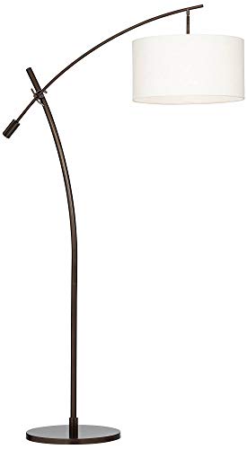 Possini Euro Design Raymond Bronze Adjustable Boom Arc 69" Tall Floor Lamp