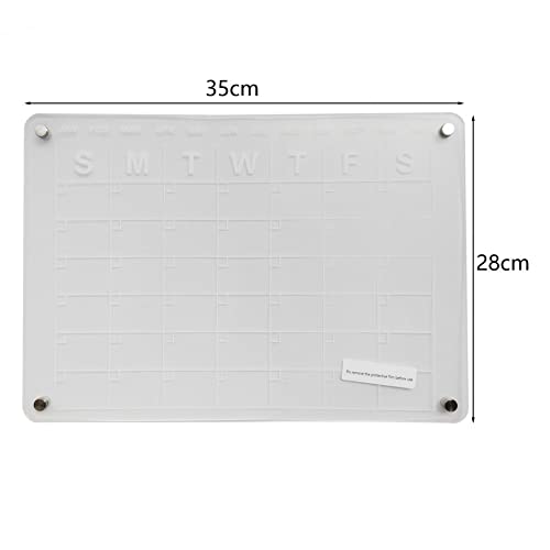 Fridge Magnetic Memo Board Planner Daily Weekly Monthly Planner(Small)