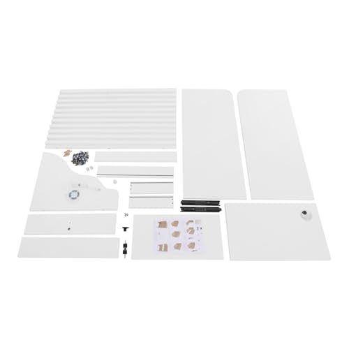 AngelcityCC Small Reception Desk with Counter LED Light, Modern Front Desk with Lockable Drawer, Retail Checkout Counter for Clothing Salon Shop Hotel