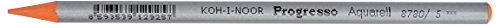 KOH-I-NOOR 8780 Woodless Aquarell Coloured Pencil - Reddish Orange (Box of 12)