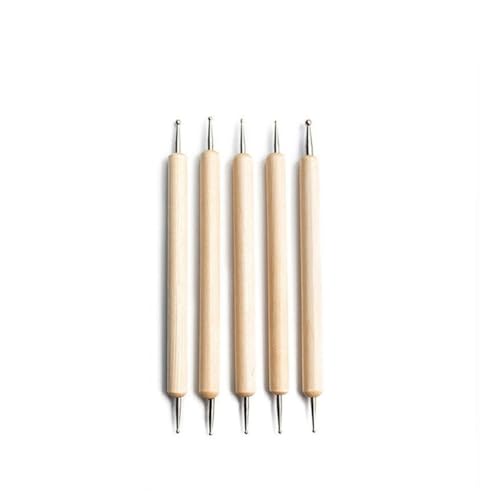WODHAZNC Clay Tools 30 Sets of Stone Plastic Polymer Carving Tablet Silicone Point Drill Pen