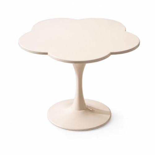 RIXNOMA Round Conference Table with Wood Base, Wooden Meeting Room Table for Office Conference Rooms and Small Office Spaces, Sturdy Modern Business Meeting