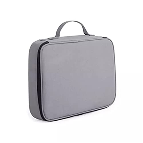 ONMYJFD Large Capacity File Pocket Multifunctional Family Travel Organizer School Office Business Folder(Black)