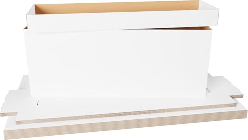 Max Protection Comic Book Long Box - 10 Count Storage Boxes