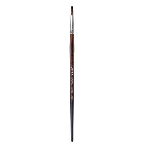 Speedball Art Products Escoda Versatil Series Artist Watercolor & Acrylic Brush Size 12, Long Handle, Round