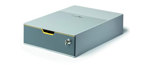 Durable, Varicolor Drawer Organizer, Lockable, Gray