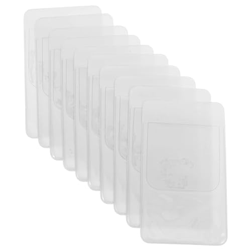 bogniga pocket protector 60pcs PVC Pen Case Pocket Protector For Lab Coats Nurse Doctors Pens Shirt Medical Holder White Soft Stain Prevention