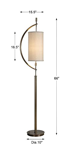 Uttermost Balaour 1 Light Floor Lamp 15.5 inches by 10 inches deep 28151-1