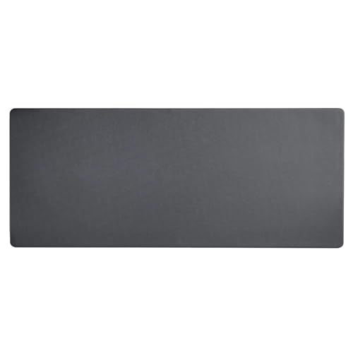 Dacasso 30" x 12.5" Black Leatherette Luxury Conference Table Single Runner for Writing - Executive Desk Surface Protector