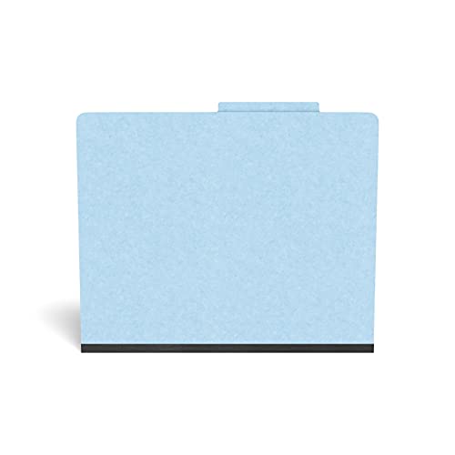 Staples Colored Pressboard Classification Folder, 2 Partitions