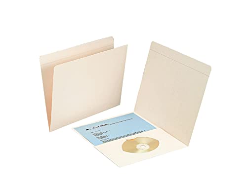 Smead Pocket Folder, Reinforced Straight-Cut Tab, Letter Size, Manila, 50 per Box (10315)